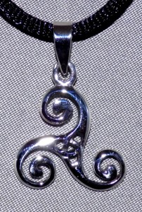 Sterling Silver Celtic Triskele Necklace